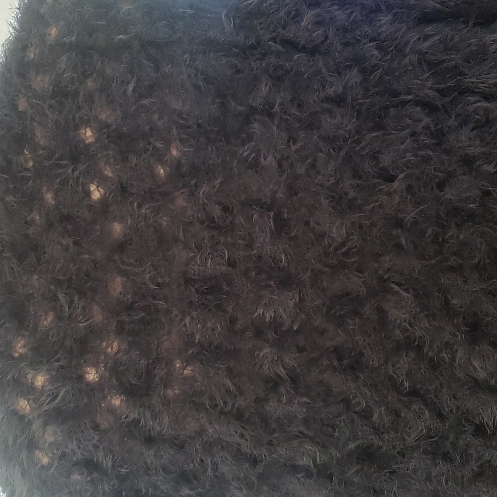 Guess s fuzzy webbed mesh unique top very soft stretchy - Picture 9 of 11